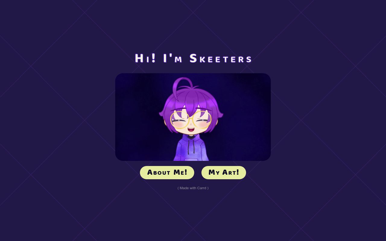 Carrd profile picture for @skeeters