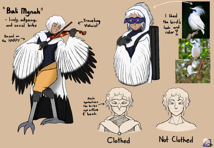 Birb Boi Character Design